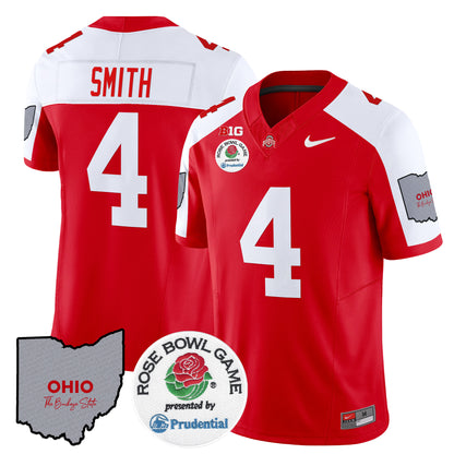 Ohio State Buckeyes Rose Bowl Vapor Limited Jersey V2 - All Stitched