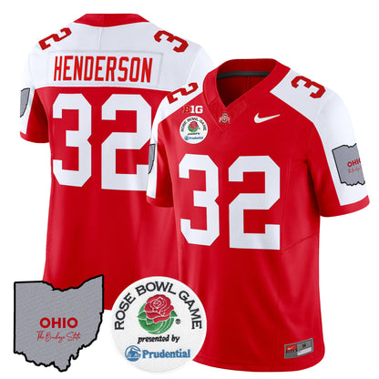 Ohio State Buckeyes Rose Bowl Vapor Limited Jersey V2 - All Stitched