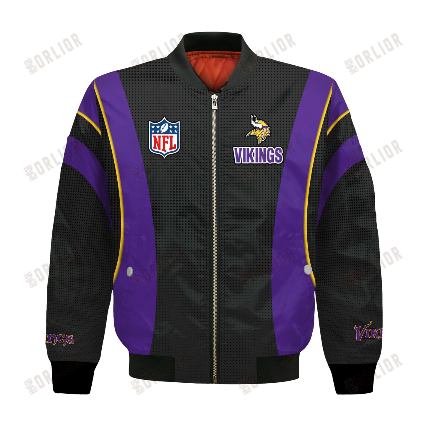 Minnesota Vikings Football Team 2024- 25 Shining Star Bomber Jacket