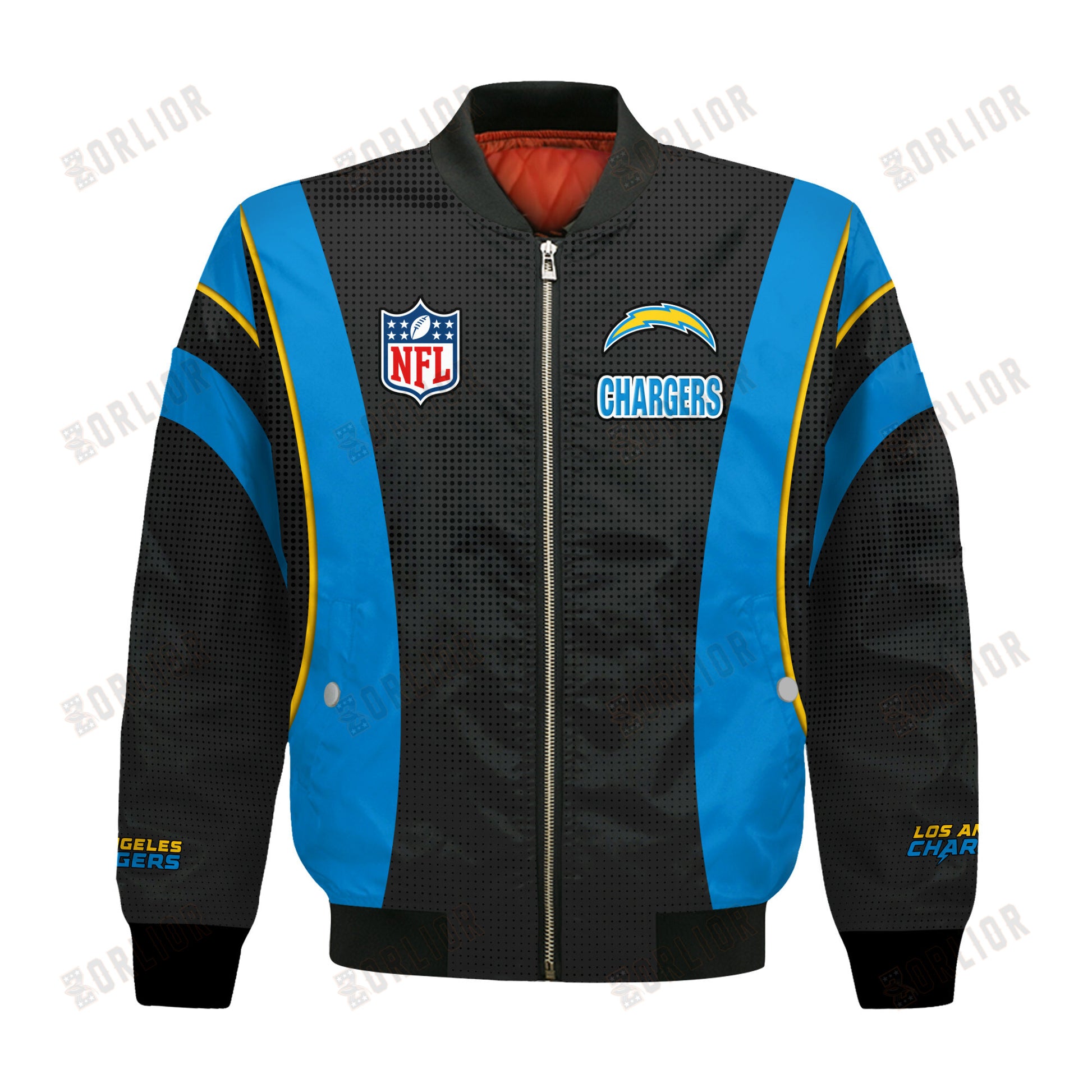 Los Angeles Chargers Football Team 2024- 25 Shining Star Bomber Jacket
