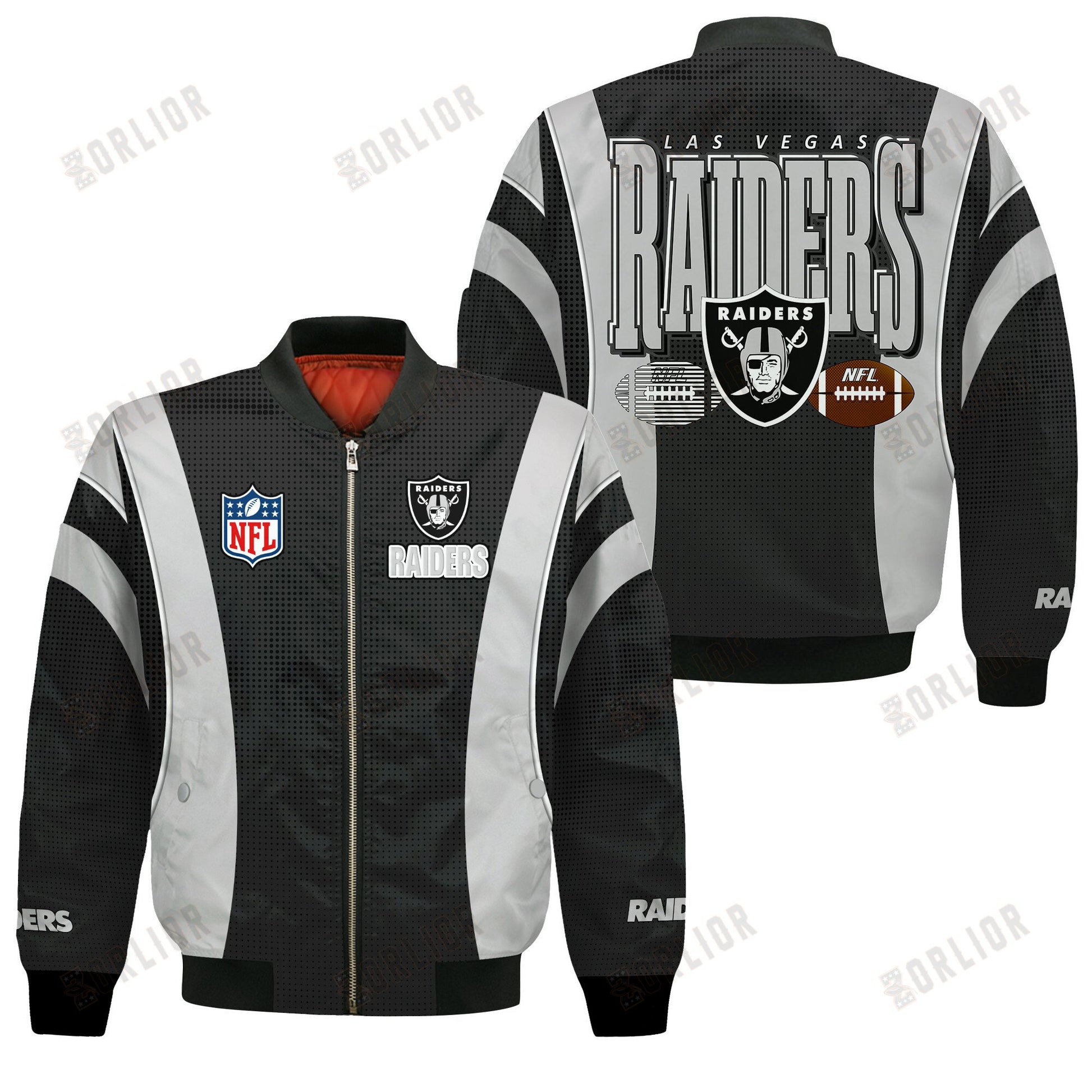 Las Vegas Raiders Football Team 2024- 25 Shining Star Bomber Jacket