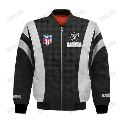 Las Vegas Raiders Football Team 2024- 25 Shining Star Bomber Jacket