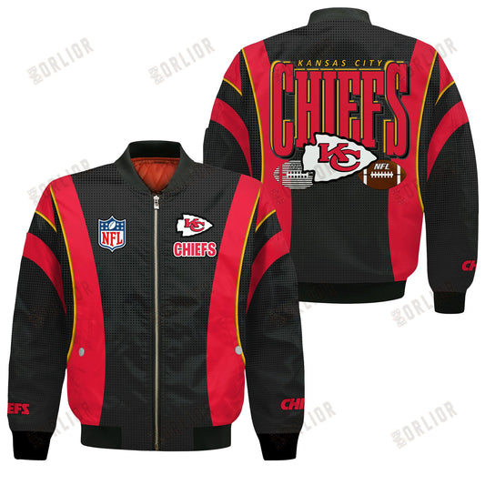 Kansas City Chiefs Football Team 2024- 25 Shining Star Bomber Jacket