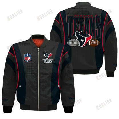 Houston Texans Football Team 2024- 25 Shining Star Bomber Jacket