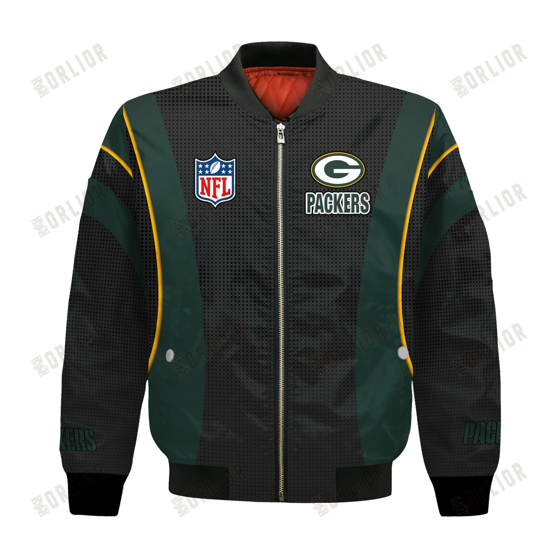 Green Bay Packers Football Team 2024- 25 Shining Star Bomber Jacket