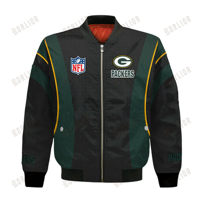 Green Bay Packers Football Team 2024- 25 Shining Star Bomber Jacket