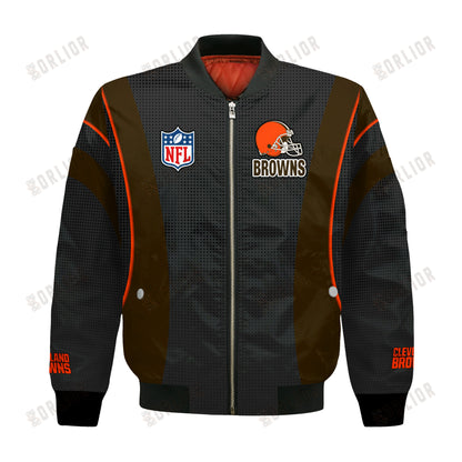 Cleveland Browns Football Team 2024- 25 Shining Star Bomber Jacket