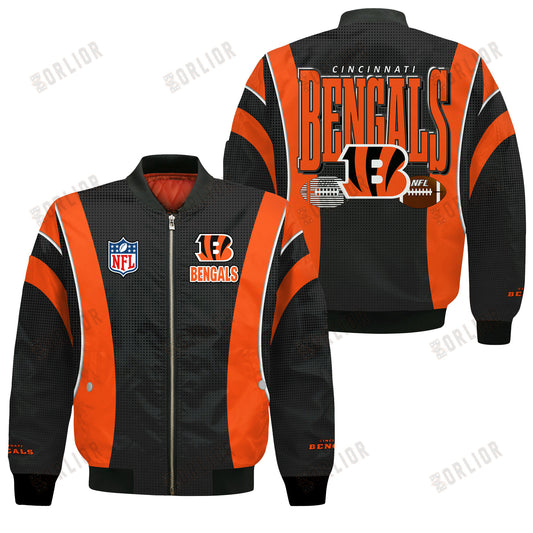 Cincinnati Bengals Football Team 2024- 25 Shining Star Bomber Jacket