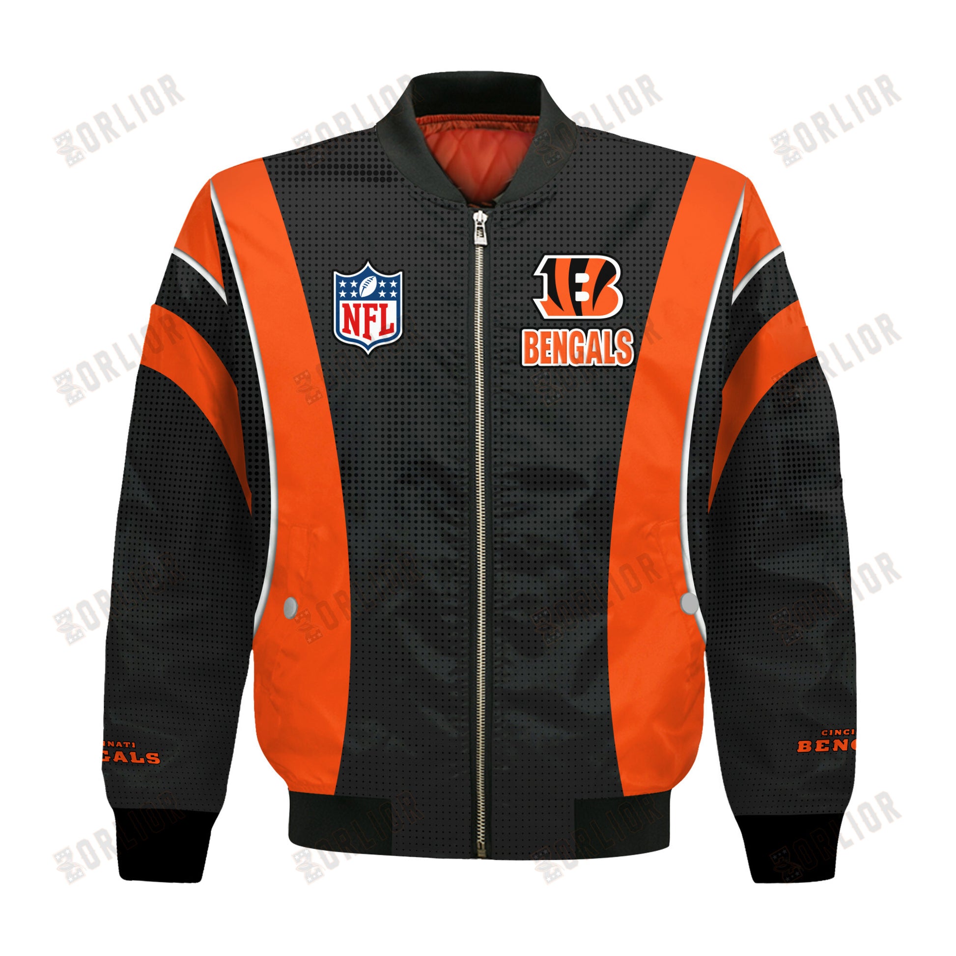 Cincinnati Bengals Football Team 2024- 25 Shining Star Bomber Jacket