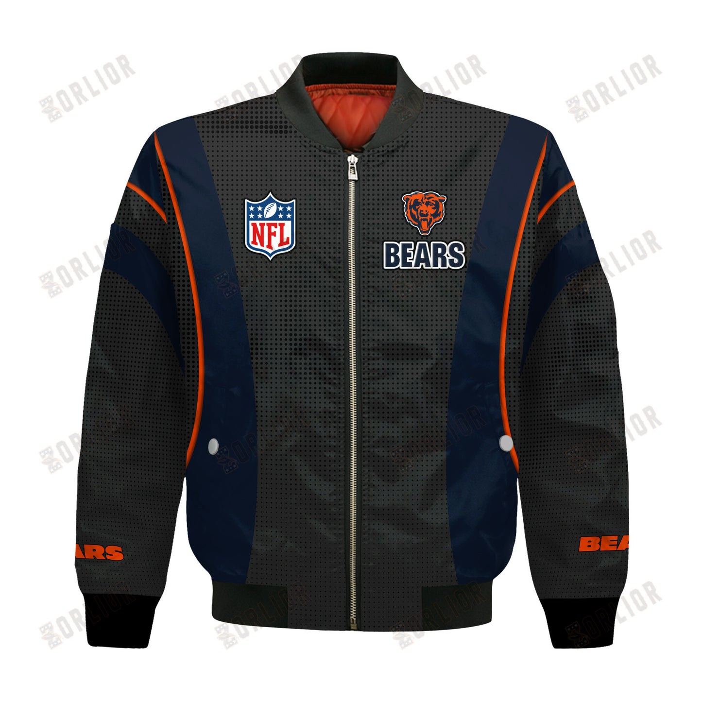 Chicago Bears Football Team 2024- 25 Shining Star Bomber Jacket