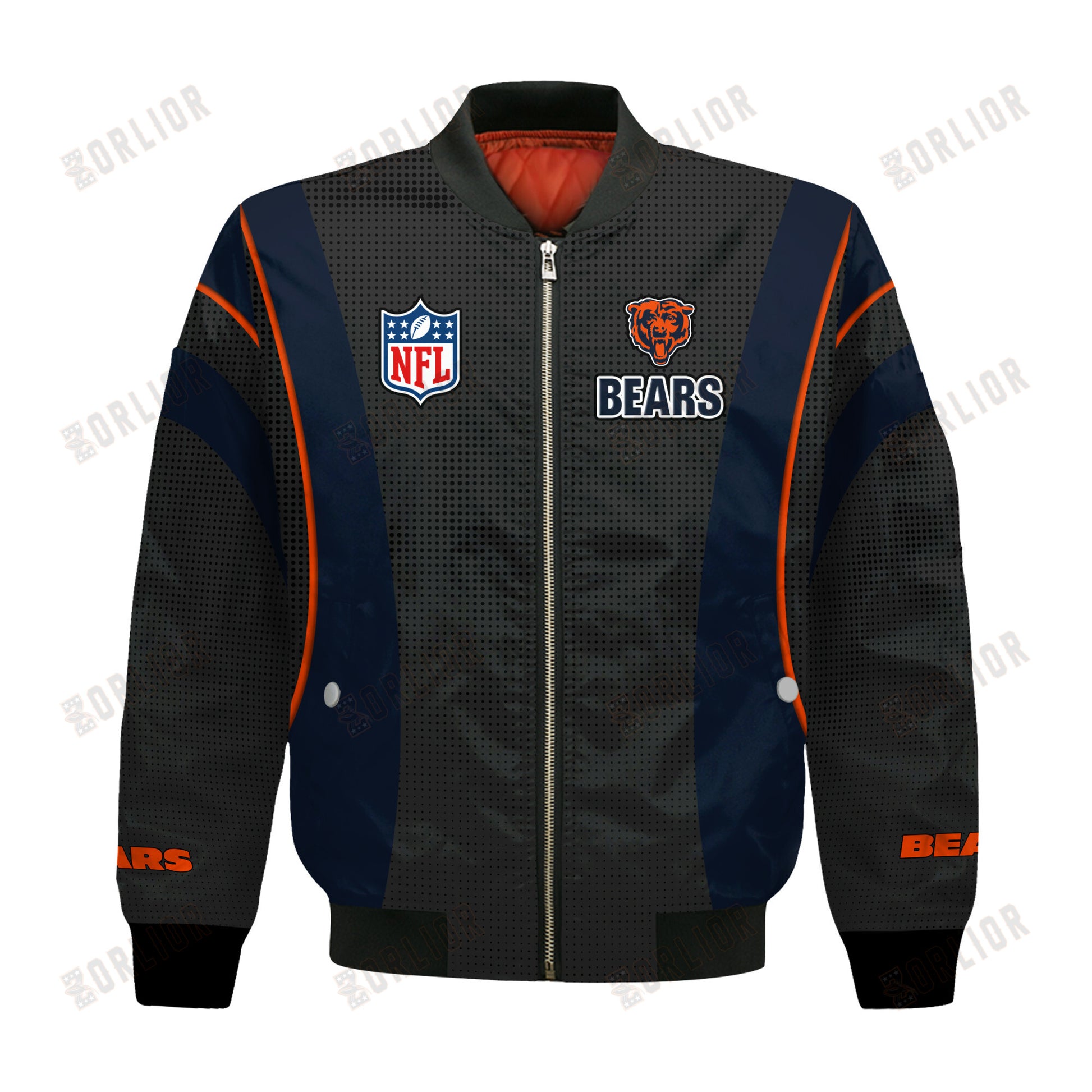 Chicago Bears Football Team 2024- 25 Shining Star Bomber Jacket