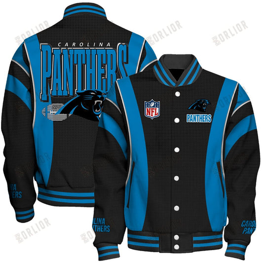Carolina Panthers Football Team 2024- 25 Shining Star Unisex Varsity Jacket