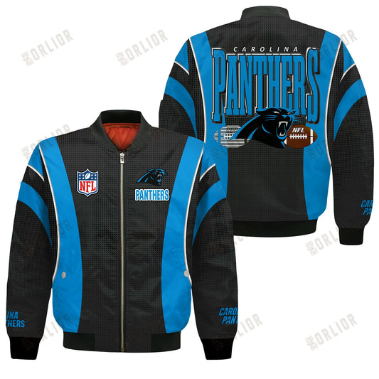Carolina Panthers Football Team 2024- 25 Shining Star Bomber Jacket