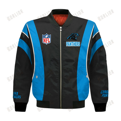 Carolina Panthers Football Team 2024- 25 Shining Star Bomber Jacket