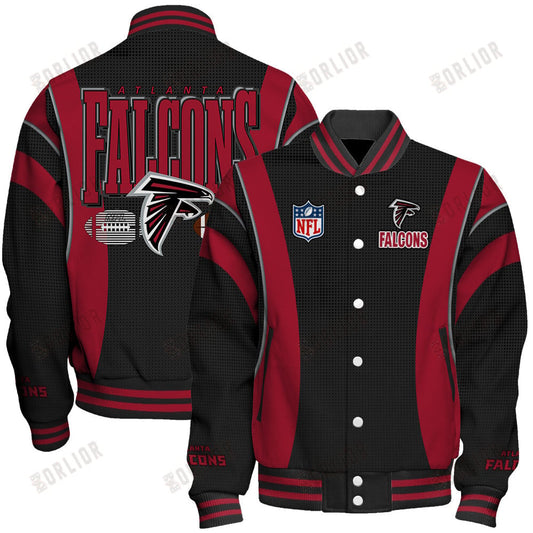 Atlanta Falcons Football Team 2024- 25 Shining Star Unisex Varsity Jacket
