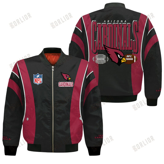 Arizona Cardinals Football Team 2024- 25 Shining Star Bomber Jacket