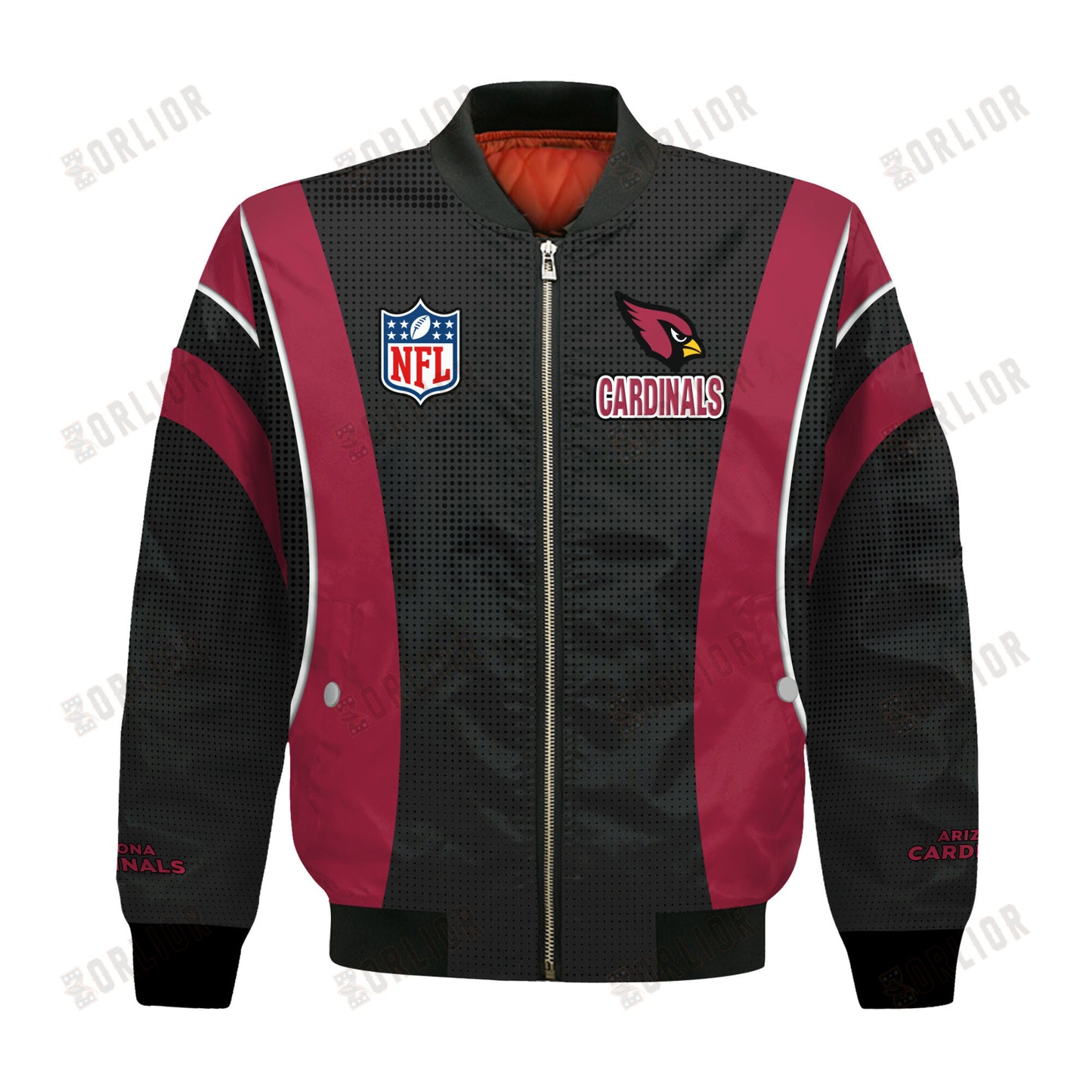 Arizona Cardinals Football Team 2024- 25 Shining Star Bomber Jacket