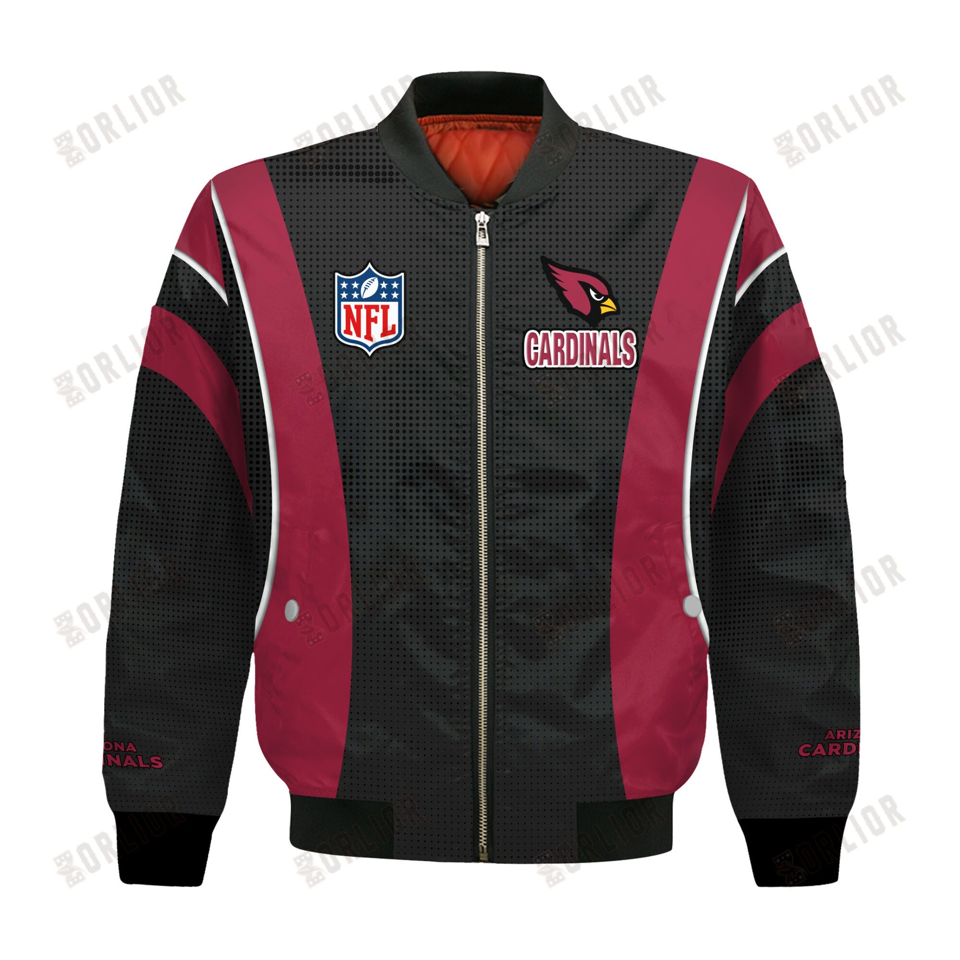 Arizona Cardinals Football Team 2024- 25 Shining Star Bomber Jacket