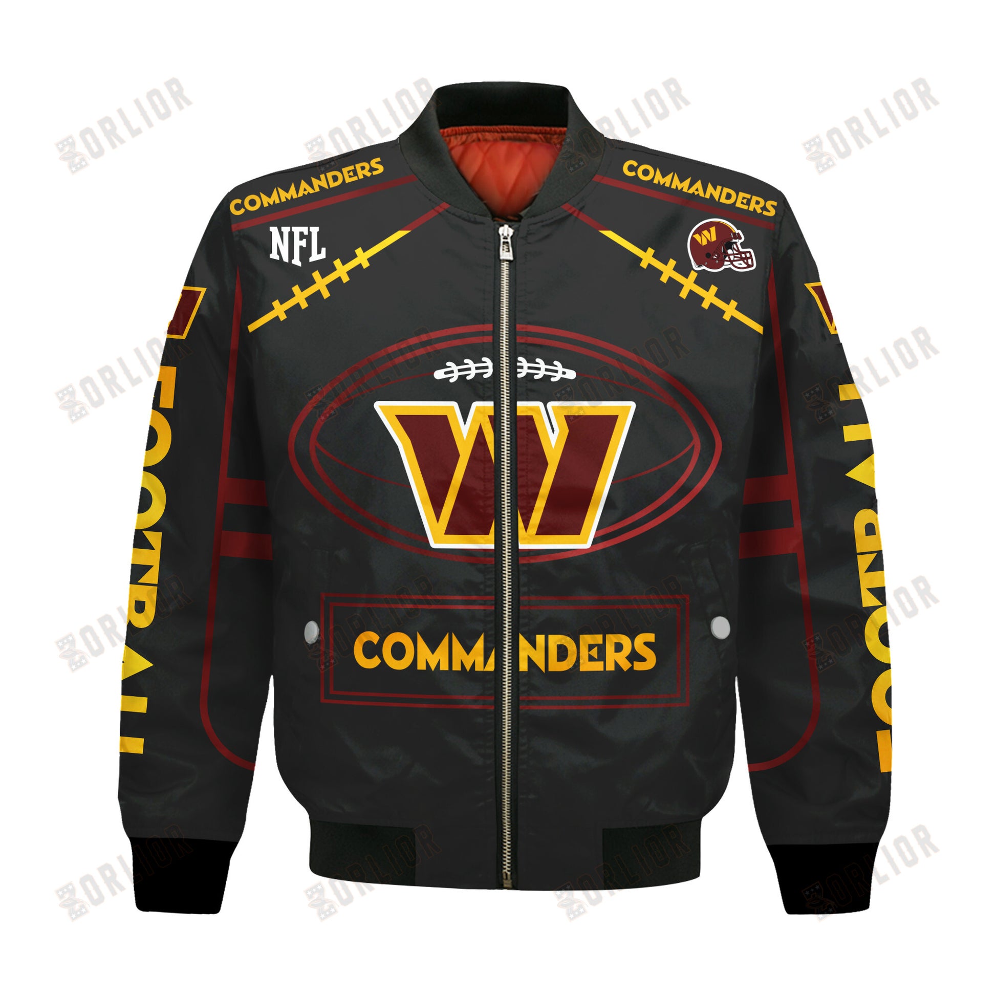 Washington Commanders Football Team 2024- 25 Victory Is Ours Bomber Jacket