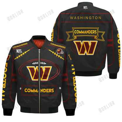 Washington Commanders Football Team 2024- 25 Victory Is Ours Bomber Jacket