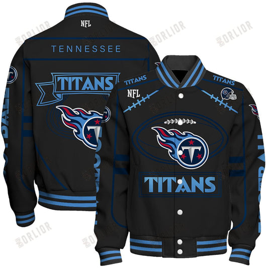 Tennessee Titans Football Team 2024- 25 Victory Is Ours Unisex Varsity Jacket