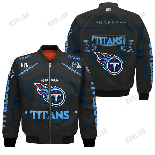 Tennessee Titans Football Team 2024- 25 Victory Is Ours Bomber Jacket
