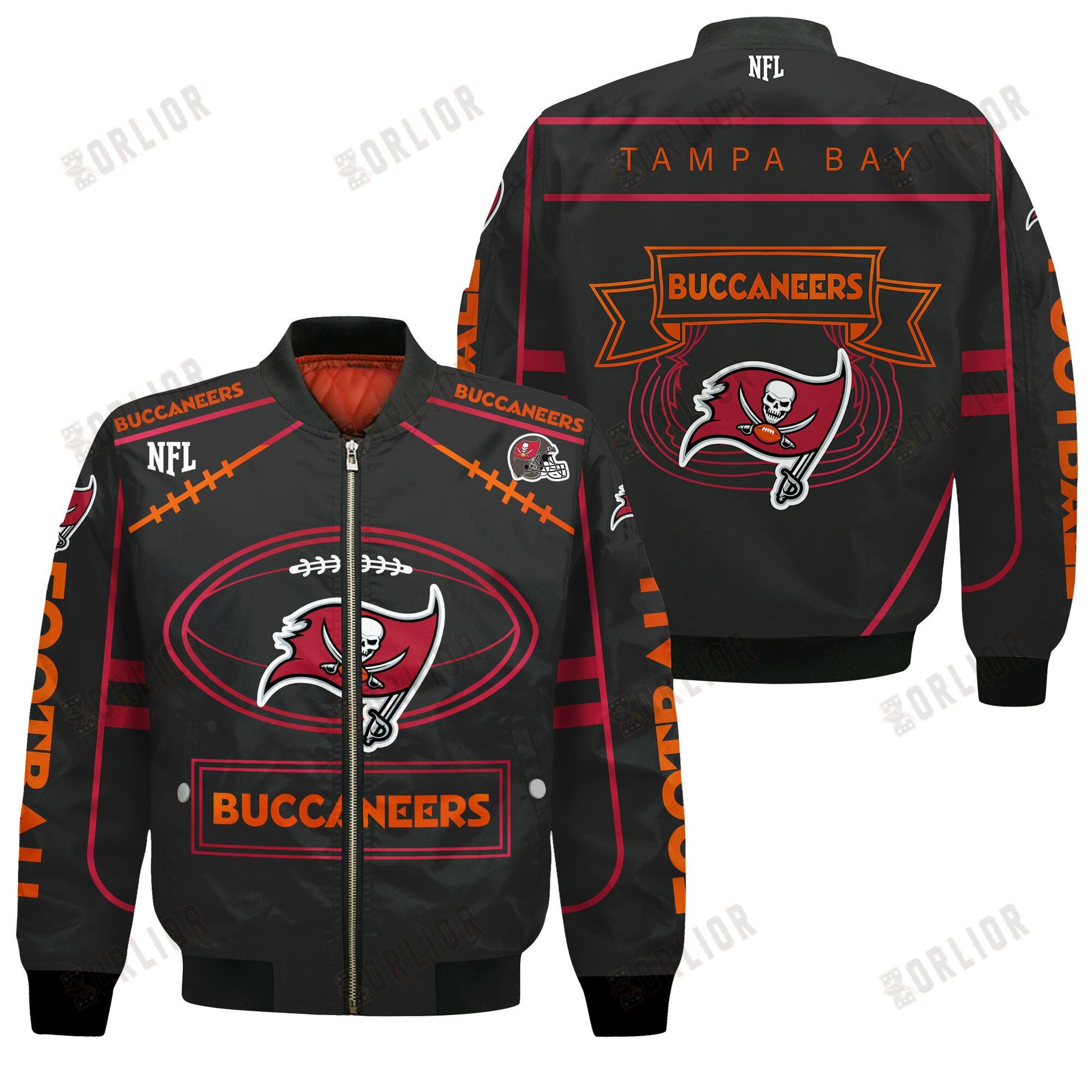 Tampa Bay Buccaneers Football Team 2024- 25 Victory Is Ours Bomber Jacket