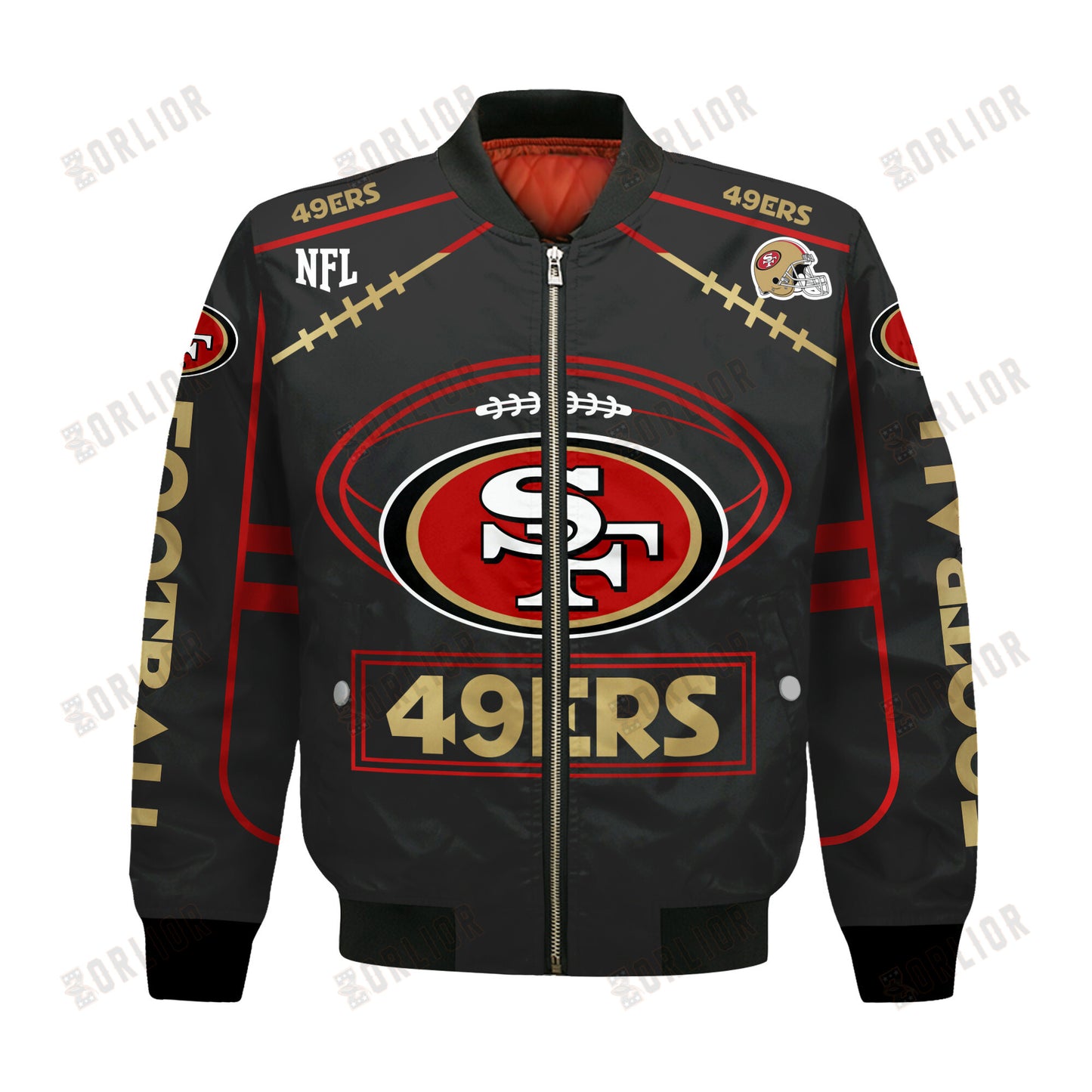 San Francisco 49ers Football Team 2024- 25 Victory Is Ours Bomber Jacket