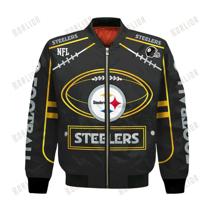 Pittsburgh Steelers Football Team 2024- 25 Victory Is Ours Bomber Jacket