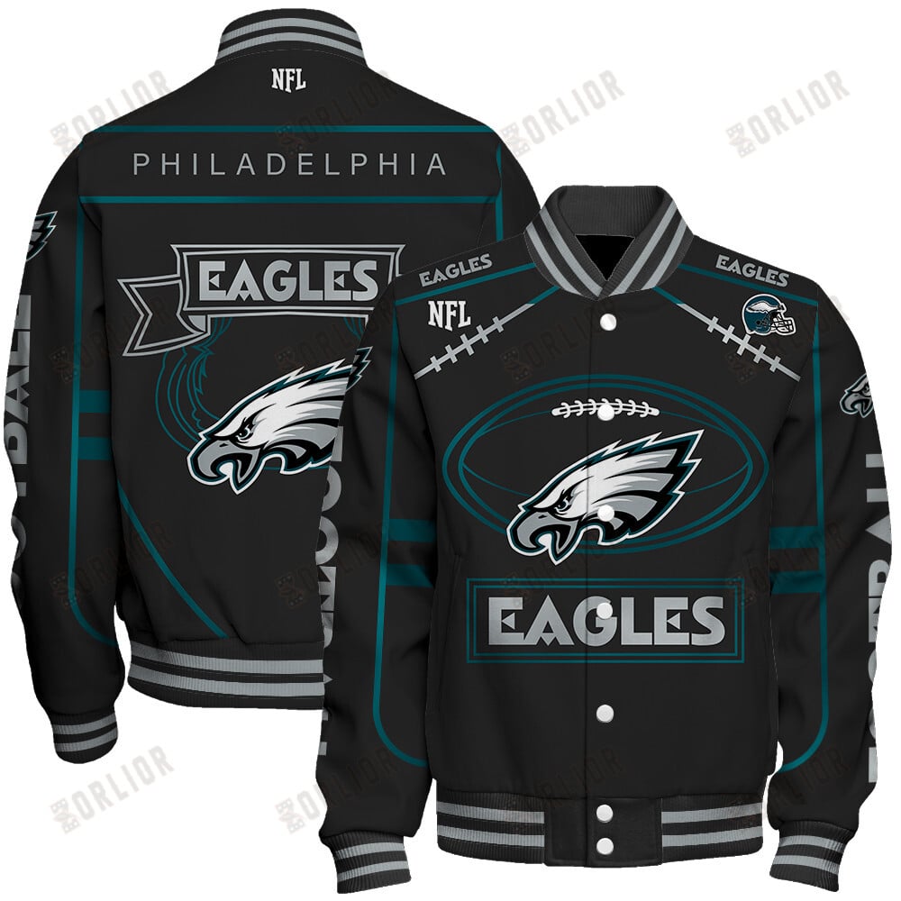 Philadelphia Eagles Football Team 2024- 25 Victory Is Ours Unisex Varsity Jacket