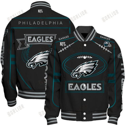 Philadelphia Eagles Football Team 2024- 25 Victory Is Ours Unisex Varsity Jacket