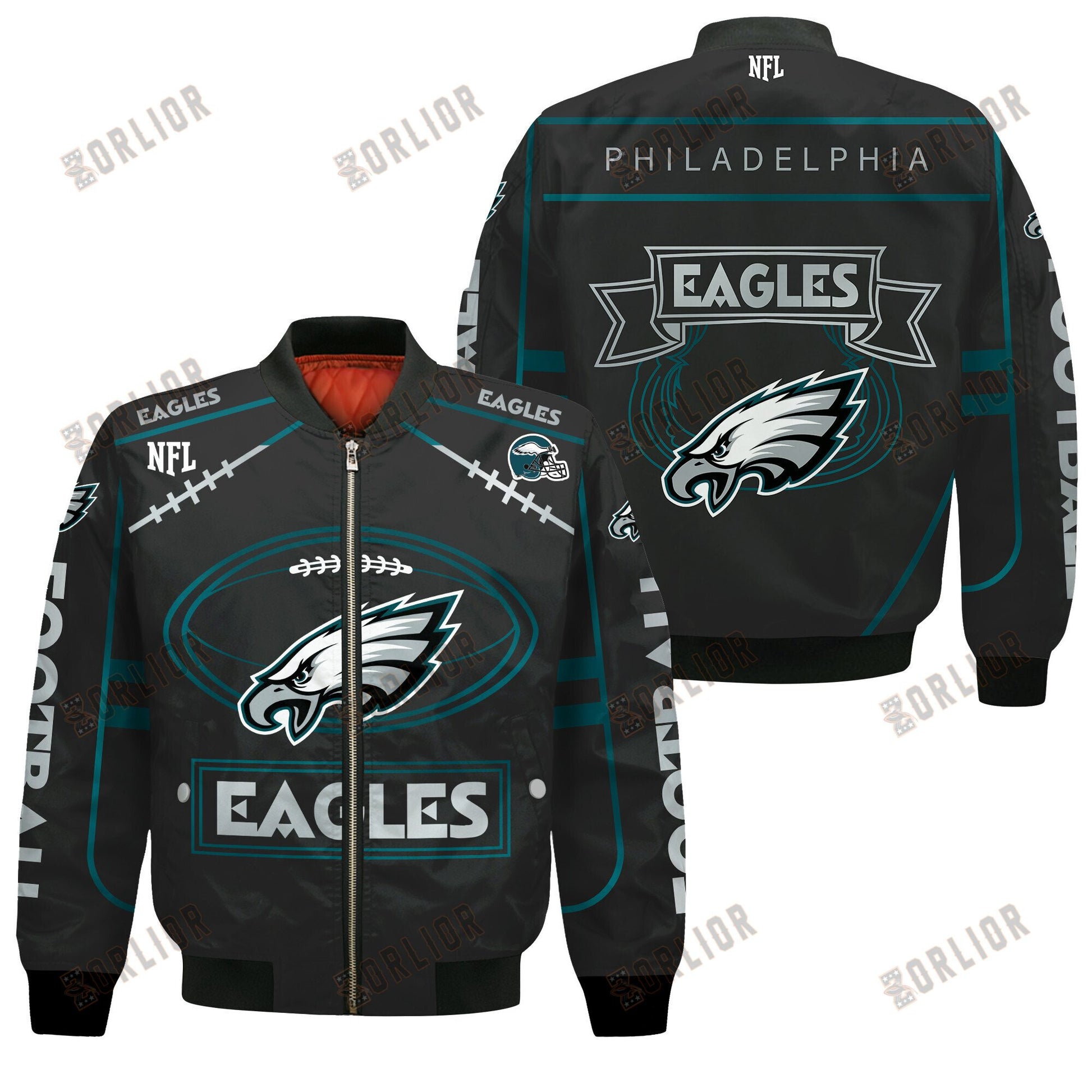 Philadelphia Eagles Football Team 2024- 25 Victory Is Ours Bomber Jacket