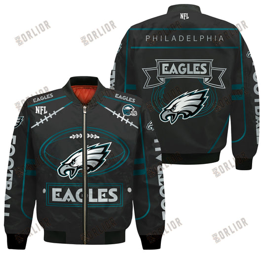 Philadelphia Eagles Football Team 2024- 25 Victory Is Ours Bomber Jacket