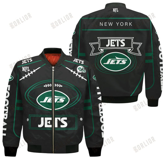 New York Jets Football Team 2024- 25 Victory Is Ours Bomber Jacket