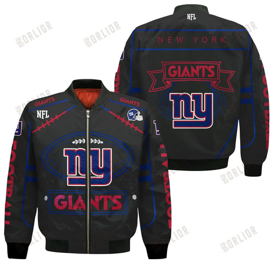 New York Giants Football Team 2024- 25 Victory Is Ours Bomber Jacket