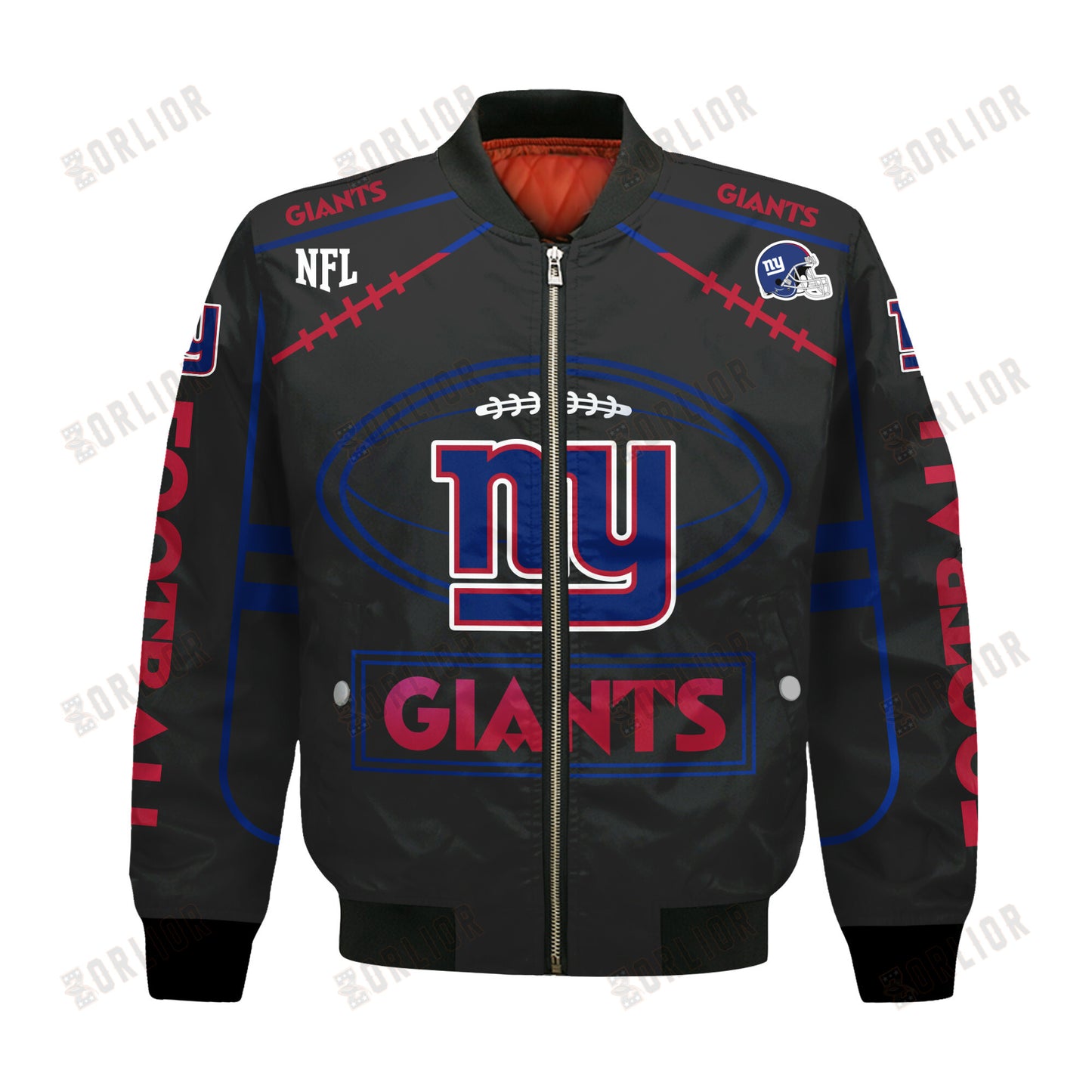 New York Giants Football Team 2024- 25 Victory Is Ours Bomber Jacket
