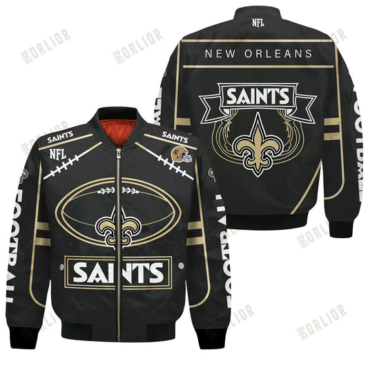 New Orleans Saints Football Team 2024- 25 Victory Is Ours Bomber Jacket