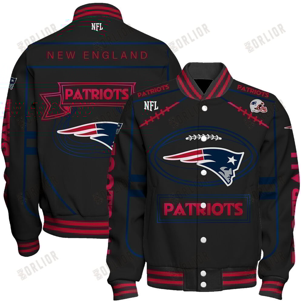 New England Patriots Football Team 2024- 25 Victory Is Ours Unisex Varsity Jacket