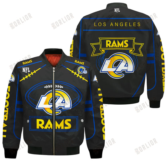 Los Angeles Rams Football Team 2024- 25 Victory Is Ours Bomber Jacket
