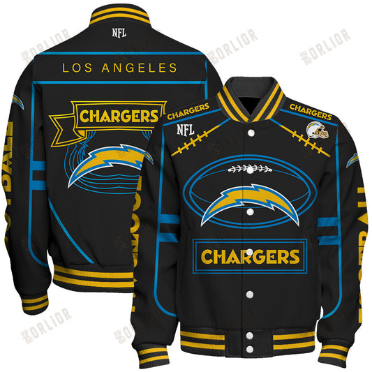 Los Angeles Chargers Football Team 2024- 25 Victory Is Ours Unisex Varsity Jacket