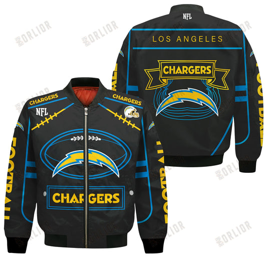 Los Angeles Chargers Football Team 2024- 25 Victory Is Ours Bomber Jacket