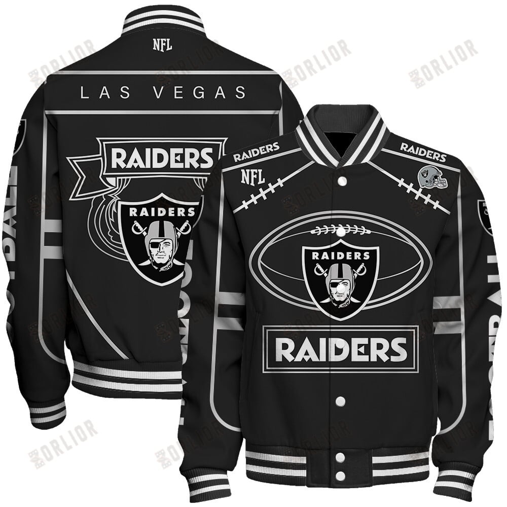 Las Vegas Raiders Football Team 2024- 25 Victory Is Ours Unisex Varsity Jacket