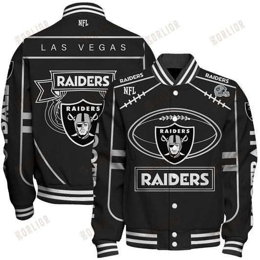 Las Vegas Raiders Football Team 2024- 25 Victory Is Ours Unisex Varsity Jacket