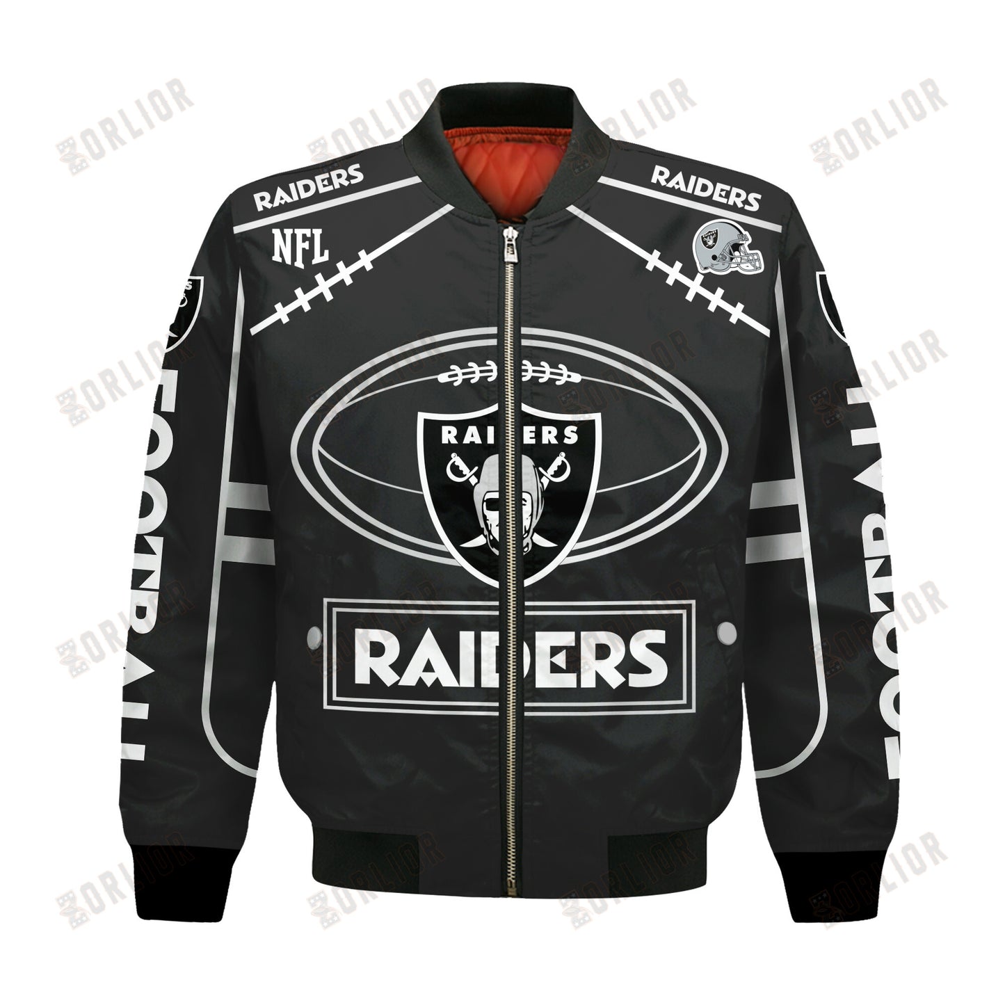 Las Vegas Raiders Football Team 2024- 25 Victory Is Ours Bomber Jacket
