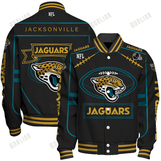 Jacksonville Jaguars Football Team 2024- 25 Victory Is Ours Unisex Varsity Jacket