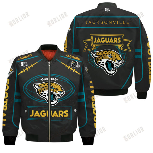 Jacksonville Jaguars Football Team 2024- 25 Victory Is Ours Bomber Jacket