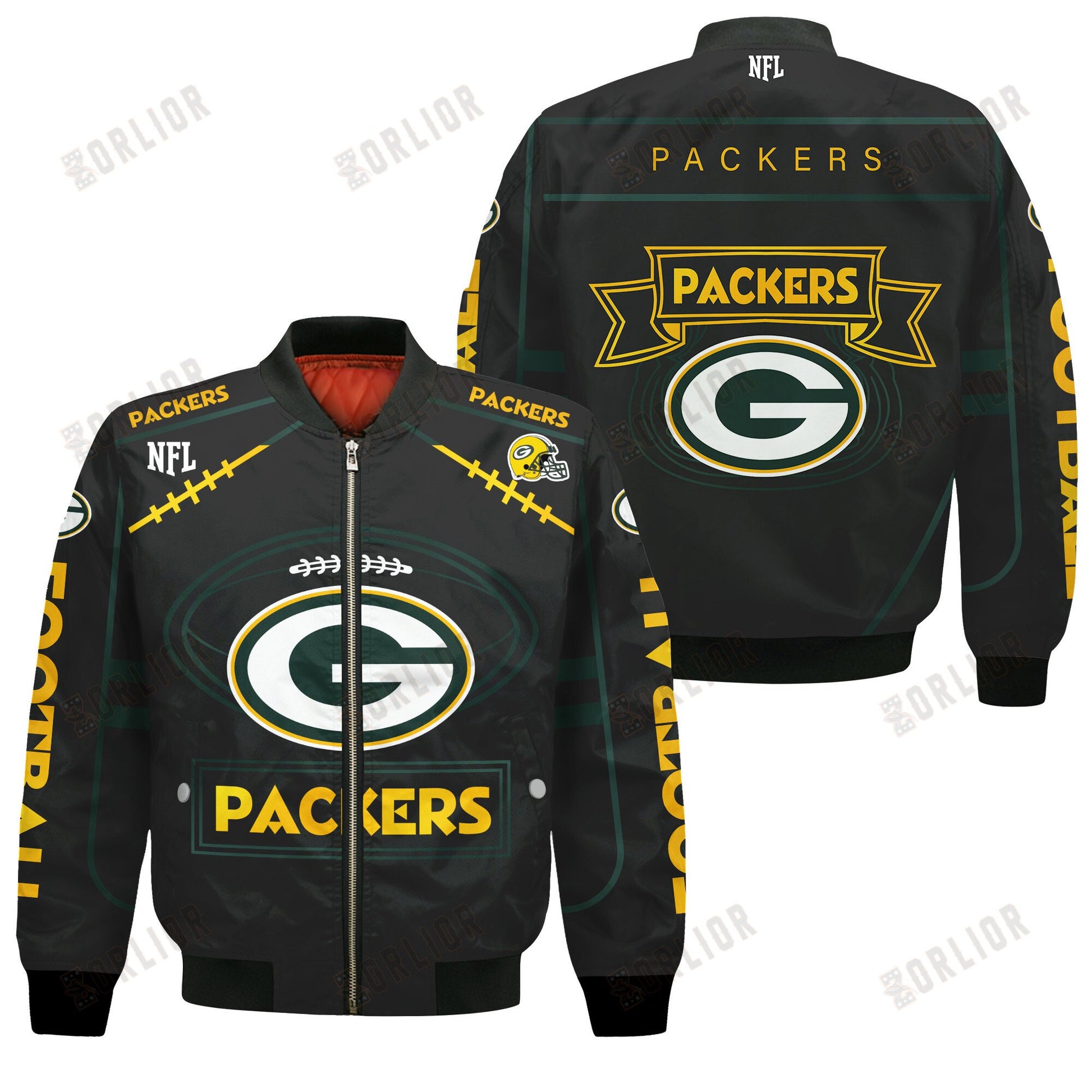 Green Bay Packers Football Team 2024- 25 Victory Is Ours Bomber Jacket