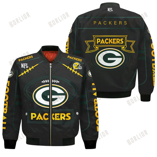 Green Bay Packers Football Team 2024- 25 Victory Is Ours Bomber Jacket