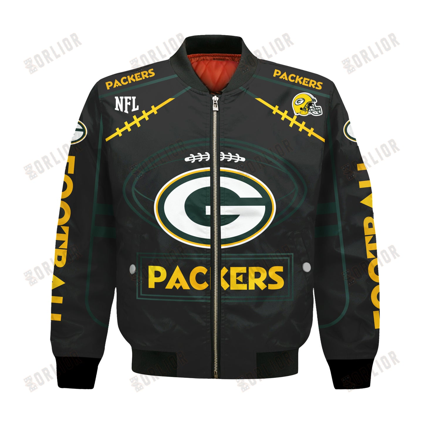 Green Bay Packers Football Team 2024- 25 Victory Is Ours Bomber Jacket