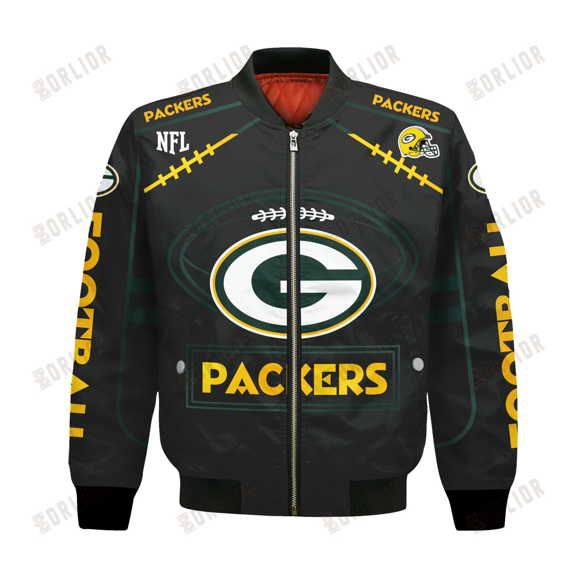 Green Bay Packers Football Team 2024- 25 Victory Is Ours Bomber Jacket